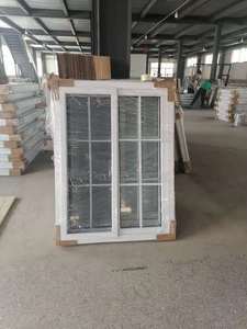 หน้าต่าง <span class=keywords><strong>UPVC</strong></span> PVC แบบกระจกบานเลื่อนเดี่ยว พร้อมลายฉลุและ<span class=keywords><strong>มุ้งลวด</strong></span>สำหรับประเทศปานามา - Product Image 6