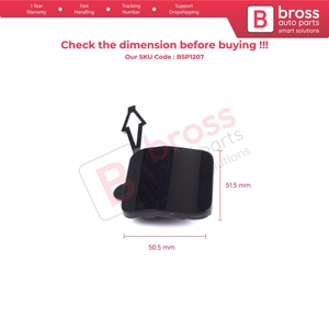 Cubierta de Gancho de Remolque para Parachoques Trasero BSP1207, Preparada para Clio MK5 V B7 BJA 2019-2023 Pre-Facelift 511654352R - Product Image 6
