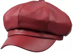 Kivotech, diseño único, alta calidad, hombres y mujeres, informal, para exteriores, gorras de cuero, gorras ajustables con logotipo personalizado - Product Image 2