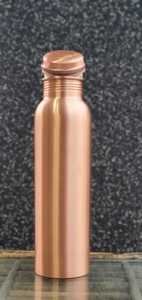 Botella de agua de cobre puro de 950ml de alta calidad, recipiente pulido hecho a mano con beneficios para la salud - Product Image 6