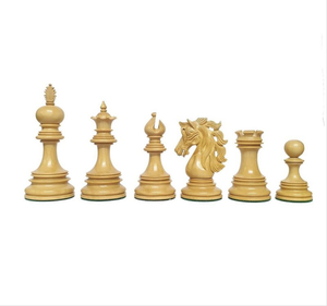 Pièces d'échecs en bois andalous faites à la main de 4.5 pouces et jeu d'échecs en bois pour la décoration de la maison et du bureau - Product Image 6