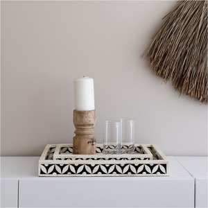 ผู้ผลิตถาดฝังกระดูกในอินเดีย ถาดเสิร์ฟฝังกระดูกเรซิ่นคุณภาพพรีเมียม สีปรับแต่งได้ - Product Image 3