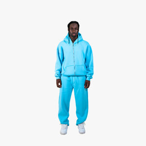 Ensemble de survêtement pour homme de haute qualité, personnalisé, 2 pièces, vêtements de sport, pantalon de survêtement et veste avec fermeture éclair, taille plus, caractéristiques hivernales - Product Image 1