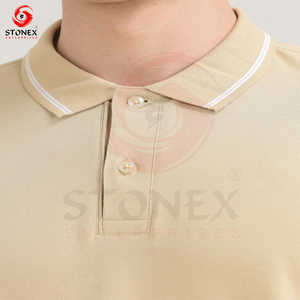 Summer 100% Cotton <b>Tshirts</b> Plain <b>Mens</b> Polo <b>Tshirts</b> With logo Custom Embroidery logo Printed <b>Men's</b> Polo Shirt - Product Image 3