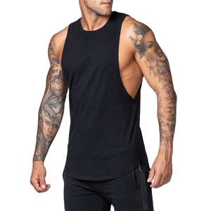 Nuevo logotipo personalizado transpirable gimnasio desgaste camiseta sin mangas hombres camiseta gimnasio vestido hombres camiseta Stringer camiseta sin mangas para hombres - Product Image 3