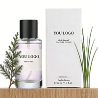 Parfum personnalisé au bois d'ambre frais avec emballage cadeau de luxe, marque privée, parfum longue durée pour homme