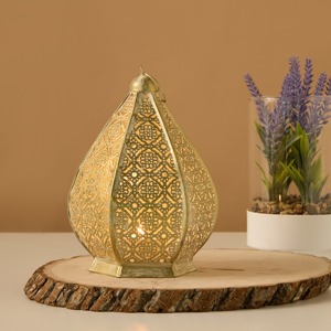 Linterna grave de aluminio con motivo de hojas Colores personalizados Decoración interior y exterior para el hogar y el jardín Diseño clásico relámpago - Product Image 6