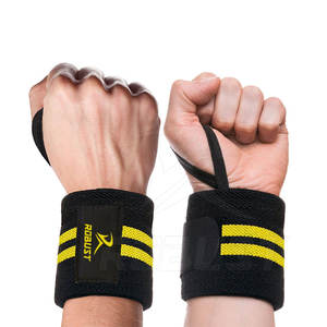 Bandes de poignet en néoprène avec logo personnalisé pour l'entraînement en salle de sport, la musculation, durables, confortables, résistantes à l'usure, de haute qualité - Product Image 1