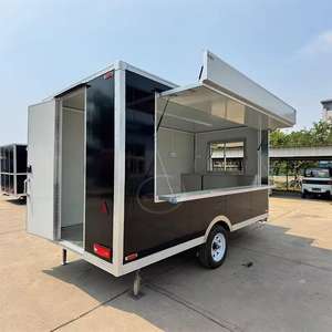 Nuevo camión de comida móvil con componentes básicos Cocina móvil rápida para exteriores para bocadillos - Product Image 5