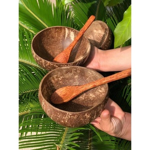 Bol en coquille de noix de coco artisanal du Vietnam pour les acheteurs soucieux de l'environnement à des prix abordables - Product Image 6