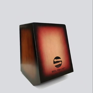 กลองคาฮอน SOLOBEAT รุ่น Flame Gradient Angled ทำจากไม้ พร้อมระบบปรับเสียงสแนร์ หัวกลองทำจากหนังแกะทำมือ - Product Image 1