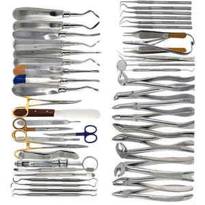 Herramientas dentales duraderas, 77 Uds., juego de instrumentos manuales de cirugía Dental, elevadores de extracción Oral, fórceps, instrumentos quirúrgicos - Product Image 2