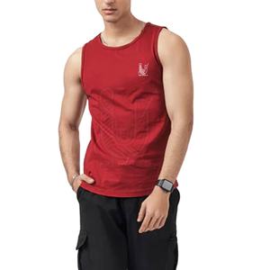 เสื้อกล้ามออกกำลังกายผู้ชาย ผ้าคอตตอนถักคุณภาพสูง ขายดี 100% ระบายอากาศ แห้งเร็ว สวมใส่สบาย เหมาะสำหรับการฝึกซ้อมและกิจกรรมกีฬา - Product Image 1