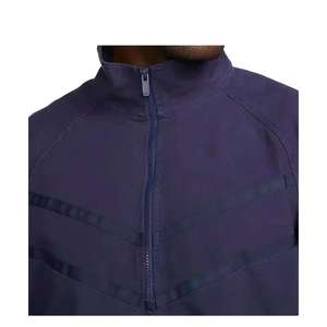 Chaqueta de hombre de nailon y poliéster Softshell de gran tamaño, ligera, personalizada, con capucha cortavientos tejida con estampado completo - Product Image 5