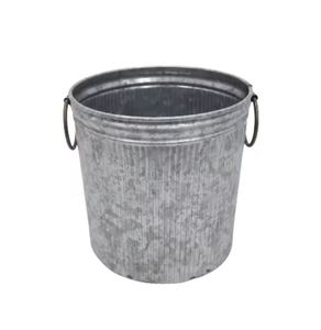 Jardinière ronde en fer primée Oxodise Pots de luxe de taille moyenne pour la décoration intérieure Jardinières de fleurs Intérieur Extérieur Métal en gros - Product Image 4