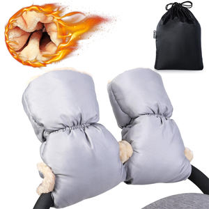Manoplas para Cochecito de Bebé, <span class=keywords><strong>Guantes</strong></span> Impermeables para Cochecito de Bebé, <span class=keywords><strong>Guantes</strong></span> para Manos para Cochecito, Protección contra el Frío - Product Image 1