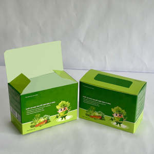 Fábrica Directa de Cajas de Papel para Suplementos de Fibra Probiótica |   Empaquetado Personalizado con Logotipo para la Salud Intestinal - Product Image 1