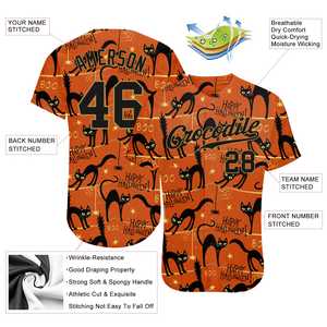 Venta caliente OEM hombres béisbol Jersey personalizado béisbol Jersey botón Fly sublimación impresión uniformes de béisbol - Product Image 3