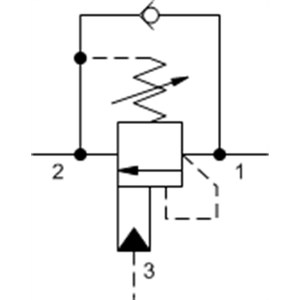 Válvula de contrapeso Sun Hydraulics con relación piloto 4.5:1, capacidad estándar CBIGLJN - Product Image 1