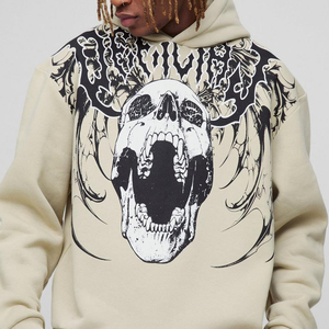 Sudadera con Capucha Premium 100% Algodón para Hombre, Impresión Personalizada, Forro Polar de Invierno, Transpirable, Corte Holgado, Directo de Pakistán - Product Image 4