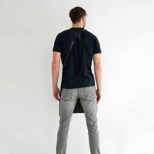 Tablier d'atelier en cuir personnalisé avec logo imprimé, pour projets de bricolage, tablier en cuir souple et durable pour un usage quotidien - Product Image 4