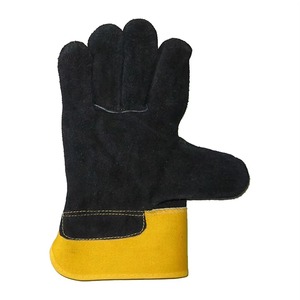 Superventas Guantes de seguridad de cuero de vaca duraderos de alta resistencia Conductor Almacén Jardinería Guantes Canadienses/Rigger - Product Image 5