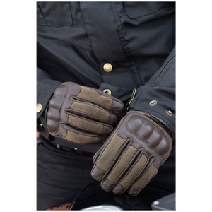 Venta al por mayor de cuero Moto Cross guantes impermeables a prueba de viento Motor montar protección pantalla táctil compatibilidad cómoda al aire libre - Product Image 1