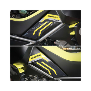 Adesivi Protettivi Laterali 3D Personalizzati con Logo Compatibili con Moto Aprilia Tuareg 660 2022 - Product Image 3