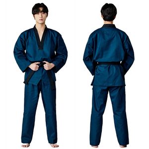 Uniforme de Taekwondo personnalisé de haute qualité avec logo, tissu polyester et coton 240g, vêtements d'arts martiaux unisexes, prix de gros optimal - Product Image 4