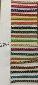 Fil de soutache tressé en polyester 100% plaqué or plat de 3 mm, écologique, haute ténacité, pour la couture, la garniture, l'artisanat, les vêtements - Product Image 6