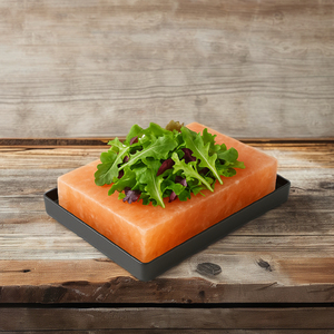 Plato de cocina de sal del Himalaya Rosa Premium, artesanía Natural, losa de barbacoa para asar, enfriar y servir carne, pescado y pollo - Product Image 1
