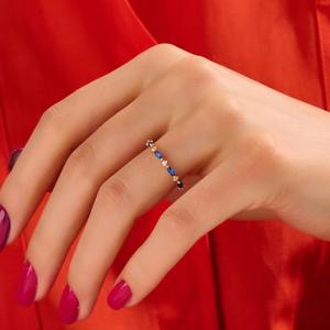 Handmade 925 Solid Sterling Silver Zircon Engagement Wedding Party Trendy Middle <b>Finger</b> <b>Ring</b> - Product Image 2