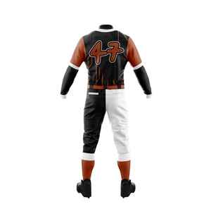 Uniformes de béisbol con botones reciclados por sublimación de alta calidad, Jersey y pantalones impresos personalizados - Product Image 3