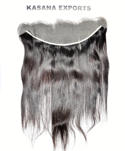 Perruques en dentelle indienne droites 13*4 Frontal pour femmes noires tissage fabricants cuticule alignée vente en gros Extensions de cheveux humains - Product Image 1