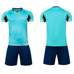 Conjuntos de Camisetas de Fútbol Sublimadas Personalizadas al por Mayor, 100% Poliéster, Transpirables y de Secado Rápido, Ropa Deportiva Unisex para Adultos - Product Image 2