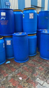 Fût en plastique HDPE bleu de 200 L, baril à double couvercle de 55 gallons, matériau PET, forme carrée, prix bas à vendre - Product Image 4