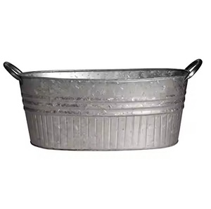 Maceta de Metal de hierro de excelente calidad, maceta galvanizada duradera para decoración del hogar y jardín disponible para venta al por mayor - Product Image 4