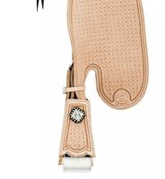 Selle anglaise en cuir écologique Ridex de qualité supérieure combinaison noire de châtaigne naturelle course de baril occidental équitation tout usage