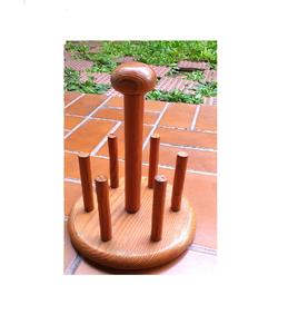 Support en bois et verre de haute qualité, support pour 8 verres, pour les mariages, utilisation sur table, décoration de table, support en bois et verre à bas prix - Product Image 3