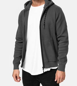 เสื้อฮู้ดดี้ผู้ชายทรงโอเวอร์ไซส์ ผ้าฟลีซคอตตอน 80/20 คุณภาพสูง ปักลาย พร้อมสกรีนโลโก้ตามสั่ง ทรงหลวม - Product Image 5