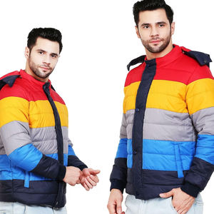 Chaqueta acolchada multicolor de la mejor calidad para hombre, chaqueta acolchada de tela genuina, chaqueta acolchada transpirable de ropa informal personalizada para hombre OEM - Product Image 3
