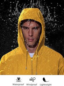 Veste coupe-vent longue pour homme de marque en gros, style vintage, légère, imperméable, à capuche, pour l'hiver - Product Image 6