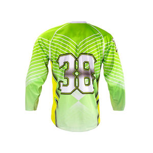 Wholesale OEM <b>Service</b> Custom Stitched Ice Hockey Jersey with Digital <b>Print</b> 100% Polyester for Unisex Adult Hockey Uniform - Product Image 2