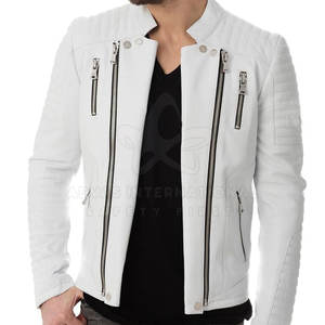 Chaqueta de cuero de invierno para hombre de diseño y color personalizado-Transpirable de alta calidad con logotipo personalizado e impresión - Product Image 1