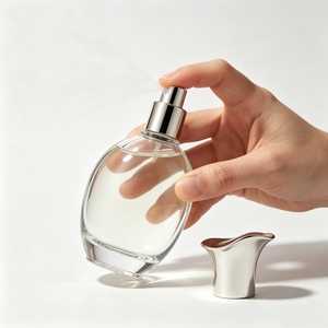 100ml Square Luxury Designer Perfume Bottle EDP EDT Lasts 12h <b>Spray</b> Screw Cap Stainless Steel Collar Glass Heat Transfer Printed - Product Image 4