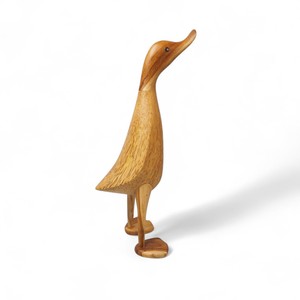 Pato de madera al por mayor, pato decoración rústica Casa de Campo Vintage pato de madera para decoración de exhibición interior - Product Image 4