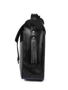 Sac à bandoulière en cuir véritable noir pour femmes, sac à main bohème western, sac à main vintage à motif de bonbons, sac à bandoulière, petit cadeau - Product Image 2