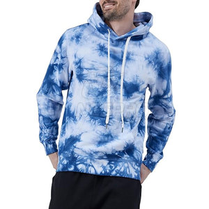 Vente en gros 100% coton hiver respirant tie dye sweats à capuche dernier style couleur unie personnalisé - Product Image 2