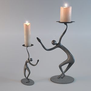 ชุด 2 ชุดทองชุบโลหะที่วางเทียนทําด้วยมือสําหรับตกแต่งบ้านรูปร่างที่กําหนดเองขนาดปกติ - Product Image 5