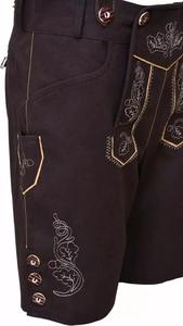 2022 unisexe décontracté hommes bavarois Shorts personnalisé haute qualité frais peau de vache en cuir véritable Lederhosen mi dernier tissu - Product Image 5